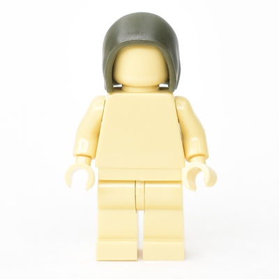 Капюшон зеленый. для лего фигурок