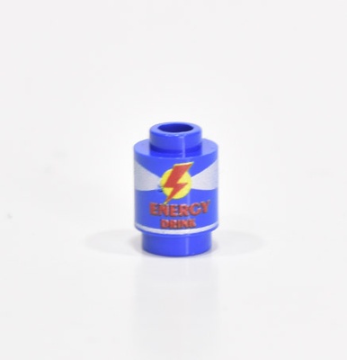 Brick round 1x1 "Energy drink"