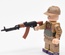 Советский пулемет обр. 1974 года, из смолы двух цветов. Для фигурок лего