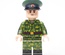 BR002 Пограничник в камуфляже березка, в фуражке. Совместим с лего.