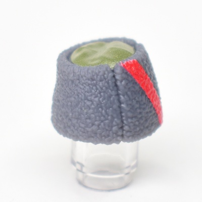 Папаха обр. 1910 г с красной лентой для лего фигурок