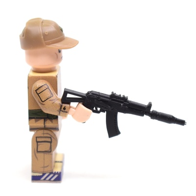 Автомат укороченный, с Глушителем. для фигурок ЛЕГО